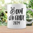 Peace Out 6Th Grade Tie Dye Graduation Last Day Of School Coffee Mug Gifts ideas