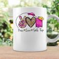 Peace Love Girls Trip Black Melanin American Pride Coffee Mug Gifts ideas