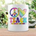 Peace Love Teach Hippie Teacher Life Coffee Mug Gifts ideas