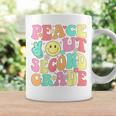 Peace Out Second Grade Groovy 2Nd Grade Last Day Of School Coffee Mug Gifts ideas
