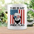 This Is My Pride Flag Trump American Flag 4Th July Patriotic Coffee Mug Gifts ideas