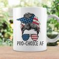 Pro Choice Af Messy Bun Us Flag Reproductive Rights Coffee Mug Gifts ideas
