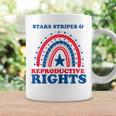 Pro Choice Boho Rainbow Stars Stripes Reproductive Rights Coffee Mug Gifts ideas