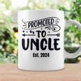 Promoted To Uncle 2024 Soon To Be Uncle Mens Coffee Mug Gifts ideas