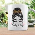 Reading Is Sexy Messy Bun Coffee Mug Gifts ideas