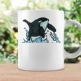 Regalo De Ballena Asesina Saltando Orca Sin Mangas Taza de café Ideas de regalos