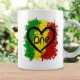Reggae Heart One Love Rasta Reggae Music Jamaica Vacation Coffee Mug Gifts ideas