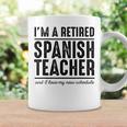 Retired Spanish Teacher Schedule 1 Spanish Teacher Coffee Mug Gifts ideas