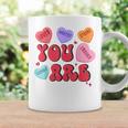 Retro Candy Heart Teacher Valentine's Day You Enough Coffee Mug Gifts ideas