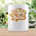 Retro Groovy Mama Family Birthday 60S 70S Hippie Costume Coffee Mug Gifts ideas