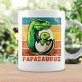 Retro Papasaurusatertag Bester Papa T-Rex Papa Dinosaur Raglan Tassen Geschenkideen