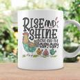 Rise And Shine Give God The Glory Glory Chicken Coffee Mug Gifts ideas
