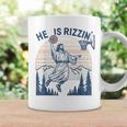 He Is Risen Rizzin' Easter Jesus Christian Faith Basketball Coffee Mug Gifts ideas