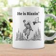 He Is Rizzin Basketball Jesus Easter Christian Coffee Mug Gifts ideas