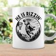 He Is Rizzin Risen Basketball Retro Vintage Christian Coffee Mug Gifts ideas