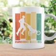 Running Buddies Buggy Baby Stroller Dad Vintage Runner Coffee Mug Gifts ideas