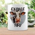 Sassy Cow Excuse You Cow Heifer Farmers Cow Lovers Coffee Mug Gifts ideas
