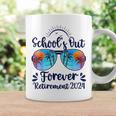 School's Out Forever Retired 2024 Teacher Retirement Coffee Mug Gifts ideas