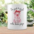 Solo Una Chica Que Ama A Los Cerdos Taza de café Ideas de regalos