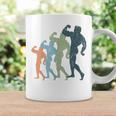 Sports Mom & Dad Silhouette Vintage Body Building Coffee Mug Gifts ideas