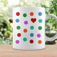 Spotty Dots Spots & Heart Yellow Men Women Children Spot Coffee Mug Gifts ideas