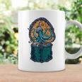 Steampunk Octopus Playing Drums Drummer Drum Kit Coffee Mug Gifts ideas