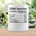 Stem Teacher Nutrition Facts Science Teacher School Coffee Mug Gifts ideas