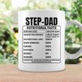 Step-Dad Nutrition Facts Fathers Day Bonus Papa Dada Coffee Mug Gifts ideas