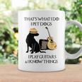 That's What I Do I Pet Dogs I Play Guitars Coffee Mug Gifts ideas
