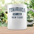 Tonawanda New York Ny Vintage Sports Navy Print Coffee Mug Gifts ideas