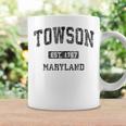 Towson Maryland Md Vintage Athletic Sports Coffee Mug Gifts ideas