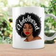 Unbothered African American Black Girl Afro Queen Coffee Mug Gifts ideas