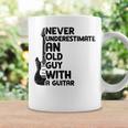 Never Underestimate An Old Man With A Guitar Guitar Coffee Mug Gifts ideas