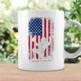 Vintage Football American Flag For Dad And Father's Day Coffee Mug Gifts ideas