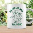 Vintage Retro Frog Diagnosed With Slay Dhd Present I Coffee Mug Gifts ideas