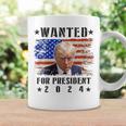 Wanted Donald Trump For President 2024 Trump Shot Flag Coffee Mug Gifts ideas