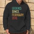 14 Years Old Legend Since February 2010 14Th Birthday Hoodie Lifestyle