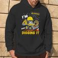 2Nd Birthday Boys Construction Excavator 2 Years Old Digger Hoodie Lifestyle