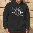 40Th Birthday Hello 40 Years Old Est 1984 Born In 1984 Hoodie Lifestyle