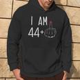 I Am 44 Plus 1 Middle Finger For A 45Th Birthday For Women Hoodie Lifestyle