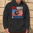 4Th Of July Dachshund Dog Red White And Wieners Hoodie Lifestyle