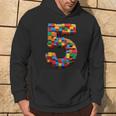 5 Year Old Blocks Building Master Builder 5Th Birthday Boy Hoodie Lifestyle