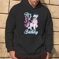 5 Year Unicorn Outfit Its My 5Th Birthday Hoodie Lifestyle