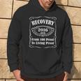 5 Years Of Sobriety Recovery Clean And Sober Since 2016 Hoodie Lifestyle