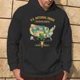 All 63 Us National Parks Map Outdoor Adventure On Back Hoodie Lifestyle