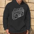 80S & 90S Old School Music Hip Hop Beatbox Boombox Hoodie Lifestyle