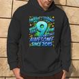 9Th Birthday Comic Style Awesome Since 2015 9 Year Old Boy Hoodie Lifestyle
