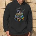 Afro American Samurai Anime Cartoon Japanese Bushido Warrior Hoodie Lifestyle