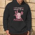 Ajolote Animal Lindo Anfibio Exótico Salamandra Axolotl Sudadera Estilo de vida