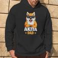 Akita Dog Papa Kapuzenpullover Lebensstil